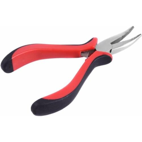 Bend tip plier DIY Hair Extension Tool Clip Plier for micro rings/links/beads & Feather hair extension