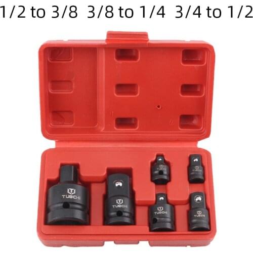Socket Converter Adaptor Set for Hand Wrench Tool Set Reducer Adapter 1/4 1/2 3/8 3/4 for Car Bicycle Garage Repair Tool