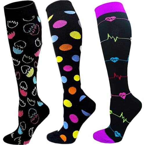 Compression Socks Women & Men Stockings Best Cycling Hiking Running Socks Varicose Veins Better Help Blood Circulation Socks Men