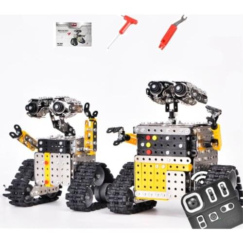 Disney WALL·E 711PCS The Robot Remote Control Metal Building Blocks Idea Technic Figures Model Compatible DIY Educational kids