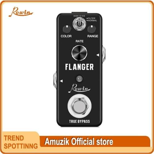 Lowin LEF-312 Pure Analog Flanger Guitar Effect Pedal with Static Filtering True Bypass Guitar Accessories