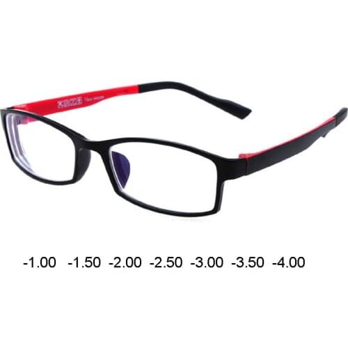 2019 Hot Finished Myopia Glasses very light Men Women Optical Eyeglasses Computer prescription Eyewear Glasses Frame -1.0 -2.5