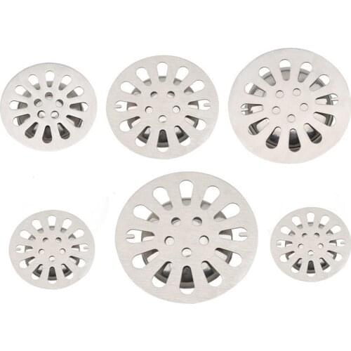 Stainless steel Floor Drains Cover Round Anti-clogging Shower Drain Universal Sink Filter Hair Catcher Stopper Bathroom Hardware