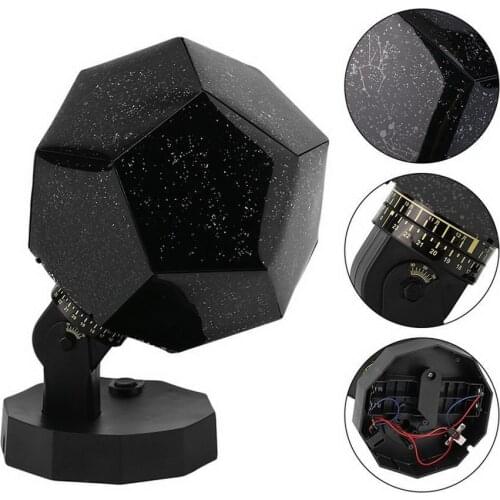 New Star Sky Projector Romantic Cosmos Night Lamp LED Projection Lamp Bedroom Decoration Home Decor Kids Baby Christmas Gift