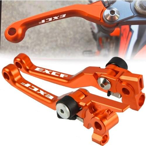 Dirt bike brakes 250 EXC-F 500EXC-F Motorcycle Pivot Brake Clutch Levers Handle FOR ECX F 250 350 500 EXC-F 14 15 16 17 18