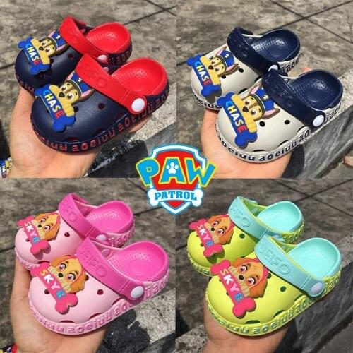 Paw Patrol Cartoon Children Cave Shoes Boy Girl Summer Slippers Indoor Beach Swimming Bathrooms Slippers Toddler Flip Flops