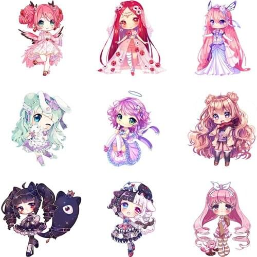 Three Ratels CA89 Nekopara Cute cartoon girl Super Staffie decal on Wall Fridge Toilet car bike