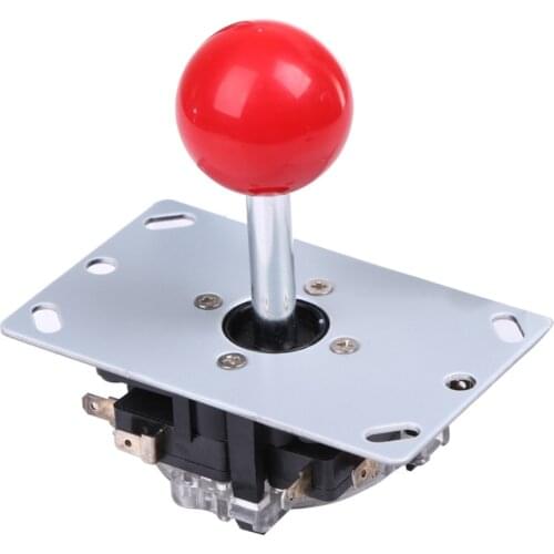 Top Classic 4/8 way Arcade Game Joystick Ball Joy Stick Red Ball Replacement Uses For 4 microswitches to detect on/off position