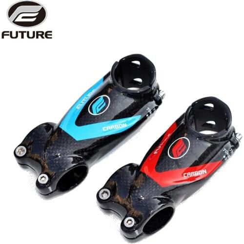 Full carbon fibre bike stem aluminum cover 10 degrees mountain road bicycle stem 31.8*70 - 130 mm length bicicleta parts