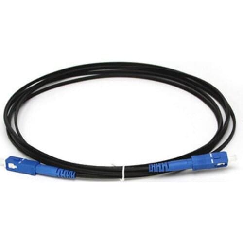 High Quality 10PCS SC UPC 3M Simplex Singlemode fiber optic patch cord Cable Outdoor SC UPC FTTH Fiber optic jumper cable