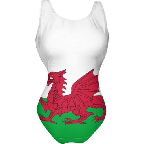 Women 2021 Exotic Bikinis Welsh Flag Mini Skirt Women Swimsuit Woman Set Women Bathing Suit SwimSuit