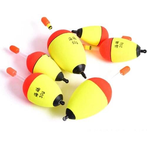1pc Floating Buoyancy 3g-80g Foam Fishing Float Tube EVA Luminous Night Fishing Float Boya Fishing Bobber Boia Tackle
