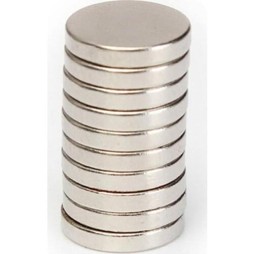 10Pcs 10x2mm N50 Super Strong Round Disc Blocks Rare Earth Neodymium Magnets Fridge Crafts For Acoustic Field Electronics