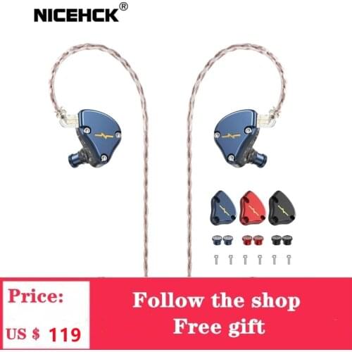 2020 NICEHCK MK3 Headphone IEM 7 Driver Units HIFI Earphone Upgraded 4BA+Dual CNT Dynamic+Piezoelectric Hybrid Replaceable