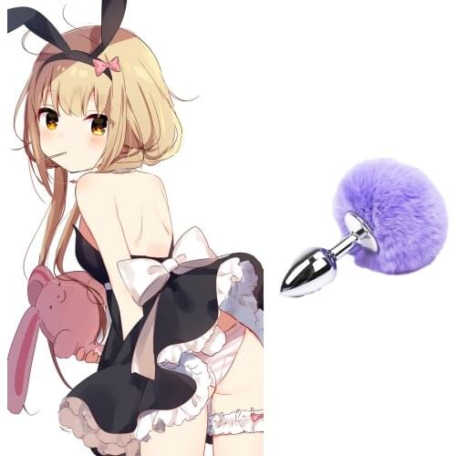 Cute Rabbit Anal Toy Butt Plug For Women Smooth Stainless Steel Bunny Tail Sex Toys With Crystal Jewelry For Men Gay Products