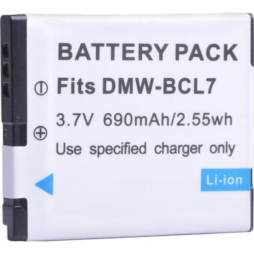 AsperX 1Pc DMW-BCL7 BCL7E Battery for Panasonic Lumix DMC-F5, DMC-FH10, DMC-FS50, DMC-SZ10, DMC-SZ9, DMC-SZ8, DMC-SZ3, XS1,XS3