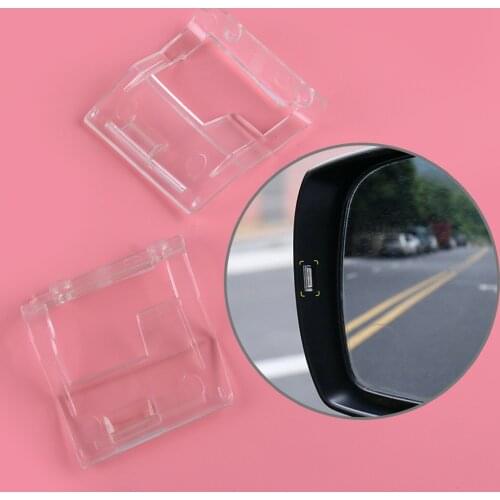 DWCX 2pcs Clear Car Side Mirrors Assistant Turn Signal Light Indicators Lens Fit For Subaru Forester XV 2015 2016 2017 2018 2019