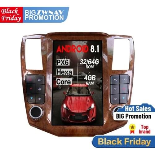 Tesla style Android 8.1 Car Multimedia Player unit For Lexus RX RX300 RX330 RX350 RX400H RX450H radio stereo gps navi big screen