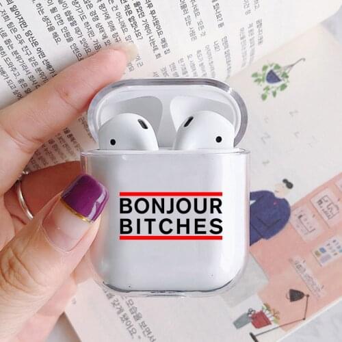 Bluetooth Wireless Earphone Case For Apple iPhone Charging Box Case For AirPods 2 1 Soft Transparent Protective Cover Accessorie