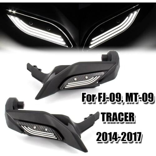 For YAMAHA FJ-09 MT-09 MT09 TRACER 2014 2015 2016 2017 NEW Motorcycle hand guard Decorative lights Knuckle Guard LED Kit