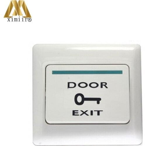 E17A Plastic Push Exit Button Push Control Access Door Switch For Door Access Control System