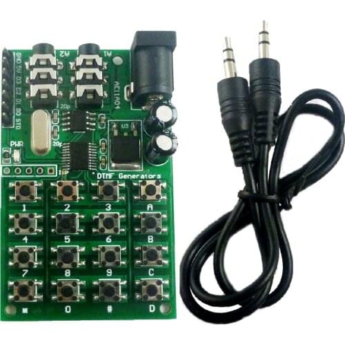 DTMF Generator Voice Encoder Dual Tones Transmitter Board Keyboard control Module for MT8870 CE004 CE005 CE023 AD22B04 AD22A08
