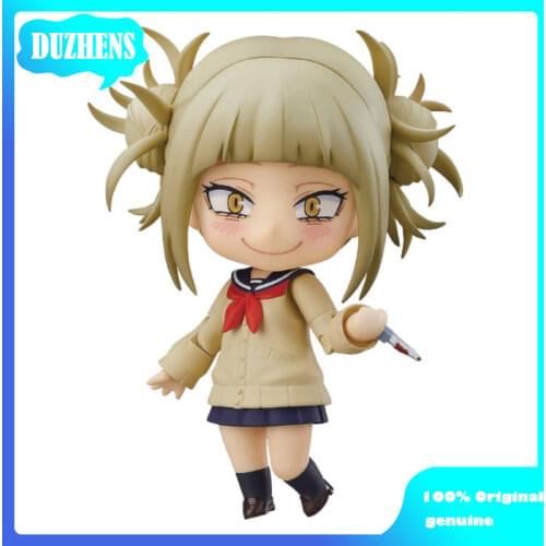 My Hero Academia Original Japanes Himiko Toga Q version figma PVC Action Figure Anime Figure Model Toys Figure Doll Gift