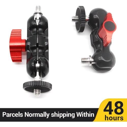 DSLR Camera Ball Head Clamp Adjustable Mini Magic Arm for Microphone LED Light DIY Options Vlogging Accessories Rig for Sony