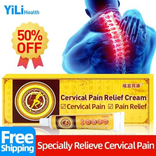 Cervical Spine Massager Cure Cream Treatment Rheumatic Bone Pain Neck Ache Cause Headache Analgesic Ointment