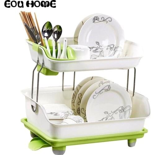 Multifunctional Dish Drainer Racks Holders Kitchen Utensils Dishes Chopsticks Storage Organizer Dish Shelf Kitchen Accessories