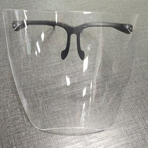 Reusable Transparent Full Face Mask With Goggle Anti Dust Windproof Washable Clear Face Shield Visor Home Cook Winter Warm TSLM1