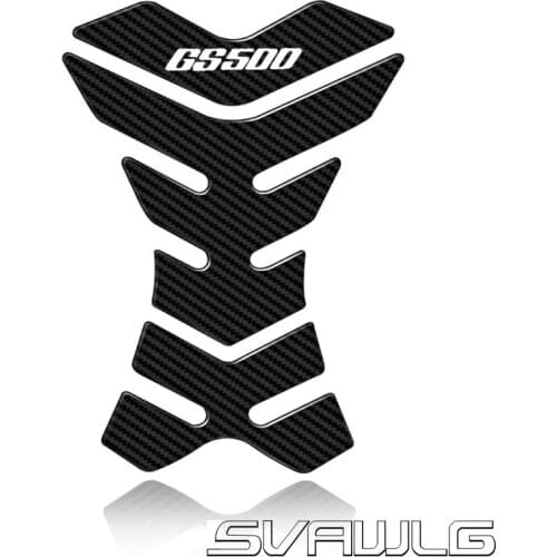 New 3D Carbon-look Motorcycle Tank Pad Protector Decal Stickers Case for GS500