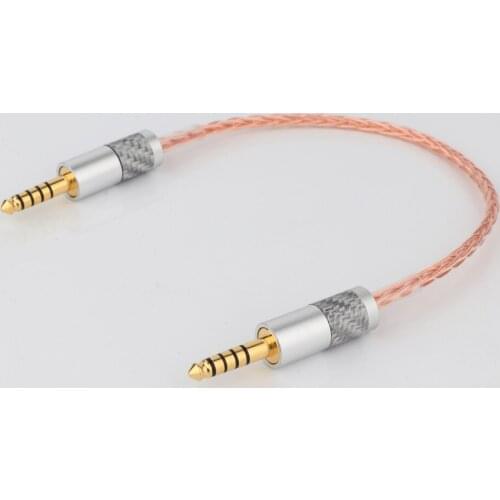Single Crystal Copper 4.4mm Balanced Male to 4.4mm Balanced Male Audio Adapter Cable