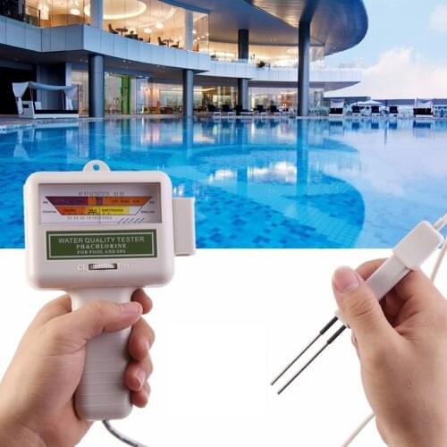 Chlorine Water Quality Tester Swimming Pool Portable Home PH Meter Test Checker Can Test The Pool Water Chlorine Rate PH Data