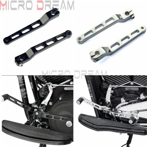-Motorcycle Black/Chrome Heel Toe Shift Lever Billet Gear Shift Arm For Harley Touring Road King Glides FLST FLT FLHT 1983-2014