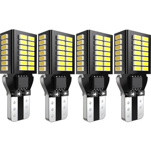 4x Led T15 W16W Led Canbus Car Reverse Light Bulb for Ford Focus 2 3 1 MK2 Fiesta Mondeo MK4 MK5 VW BMW Audi Toyota Hyundai Kia