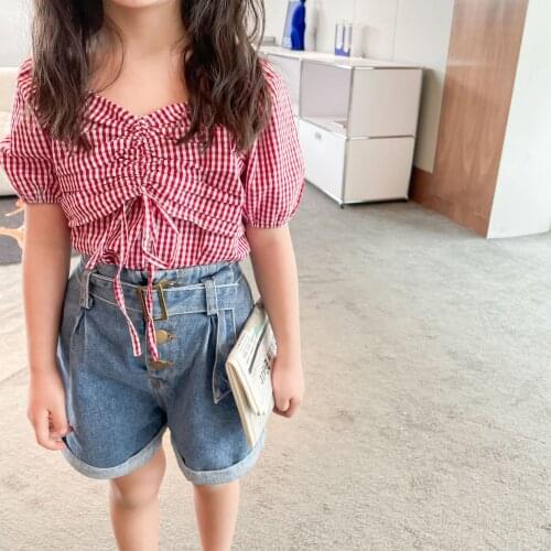TaoziBaby Denim Shorts For Girls