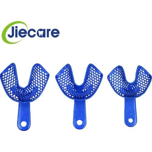 10 PCS/Set Dental Impression Trays Autoclavable Plastic-Steel Holder For Oral Hygiene Dental Product High Quality Free Shipping