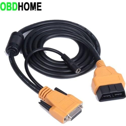 16PIN TO DB15 Pin Diagnostics OBD Connection Line for Gold Pentium D91TC BT Box OBD2 16pin Diagnostic Cable 1.5M Length DB15 PIN
