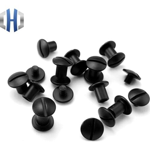 2PCS Semi-circular Head-shaped Screw Pair Locks Shank Spindle Stainless Steel Screws Making Tool DIY Screws