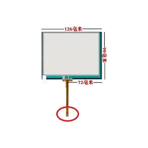 5.6 inch touch screen 126*99 for AT056TN04 V.6 TM056KDH01 TM056KDH02 Touch panel