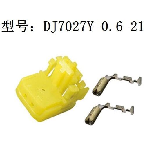 1000 Sets 2 Pin Female Automotive Air Bag Gasbag Plug Socket Auto Connector DJ7027Y-0.6-21