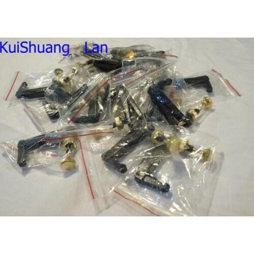 8 pcs Cello Spinner Metal Black Chord Copper Plated Screws Paint Good Quality 1/4 1/2 3/4 4/4