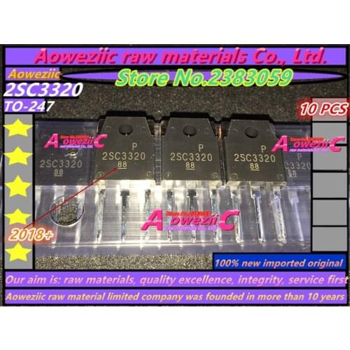 Aoweziic 2018+ 100% new imported original 2SC3320 C3320 TO-3P high power transistor 15A 500V switching transistor