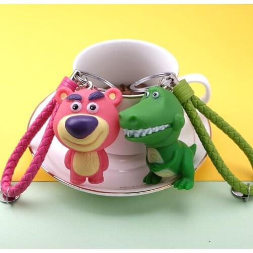 Disney Woody Key Chain Cute Woman Gift Toy Story Keychain Pendant Buckle Car Bag Keyring