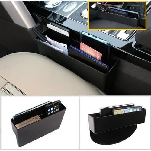 For Land Rover RR Sport Vogue Evoque Velar Freelander Discovery 3 4 5 Car Interior Seat Gap Control Auto Center Side Storage Box