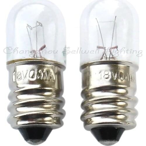 E12 T13x33 18v 0.11a Miniature Lamp Light Bulb A111