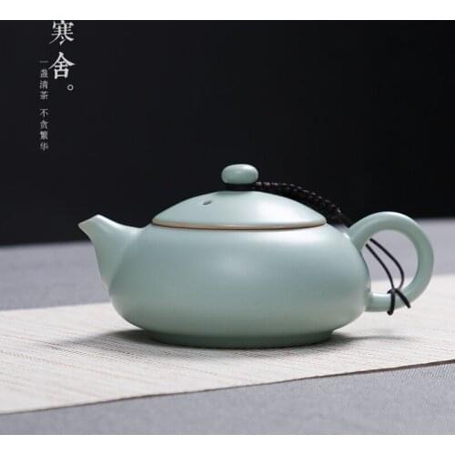 Filter Teapot Kettle Handle Warmer Flower Kitchen Green Tea Pot Porcelain Chinese Dzbanek Do Herbaty Kitchen Teapot DL60CH