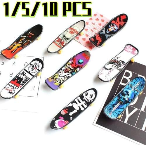 1/5/10PCS Mini Finger Scooter Alloy Skating Boy Toy Gift Children Graffiti Extreme Sports Fun Tech