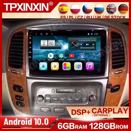 Multimedia Android Player Auto Car Radio Stereo For Lexus LX470 LC100 2003 2004 2005 2006 2007 CAR GPS Video Receiver Head Unit